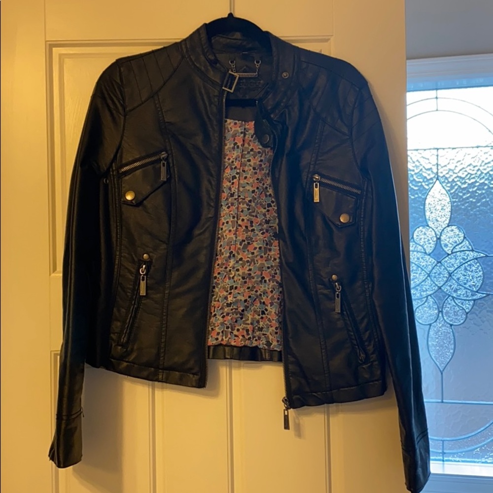 Vegan leather jacket
